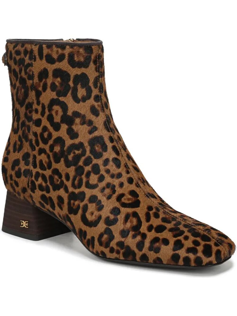 Sam Edelman Paige Leopard Print Ankle Booties. Sz: 8